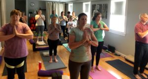 seeking calm through a class at Yoga Studio 723 in Havre de Grace